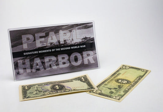 WW2 Antique Pearl Harbor Collectible Money - World War Two Currency