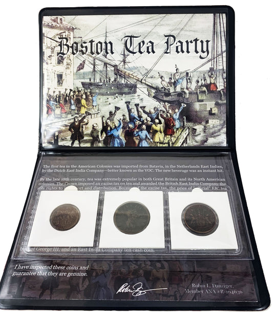 American Colonial Coin - Boston Tea Party Set